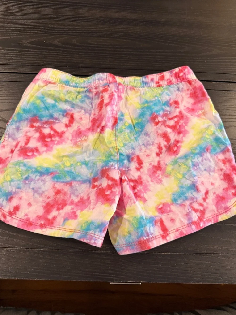 The Children's Place Tie-Dye Pull-On Shorts - Pink, Yellow, Blue, Green